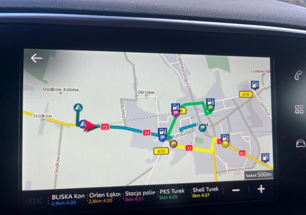 Peugeot 308 cena 45990 przebieg: 141000, rok produkcji 2017 z Turek małe 466